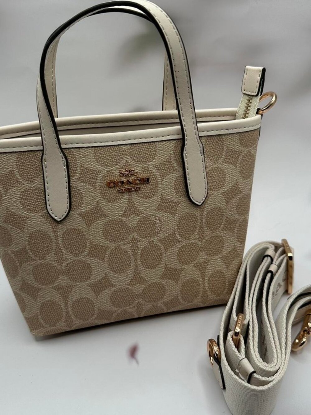 Coach Signature Canvas Mini Soho Shoulder Bag